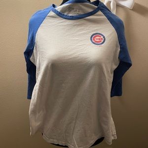 Cubs 1/2 sleeve baseball tee